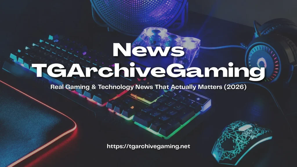 TGArchiveGaming gaming and technology news (2026)