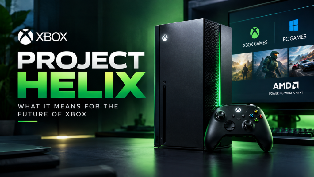 Xbox Project Helix next-generation console representing Microsoft's future Xbox hardware
